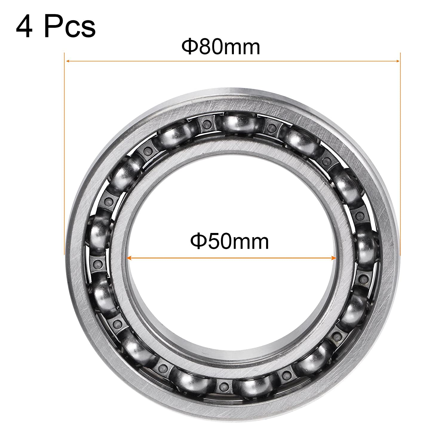 6010 2RS C3 Deep Groove Ball Bearings 50x80x16mm. Same Day Shipping